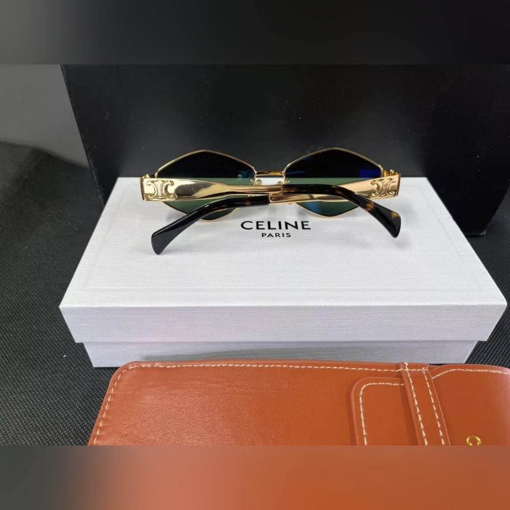 Celine Triomphe Metal Sunglasses - Picture 2 of 7